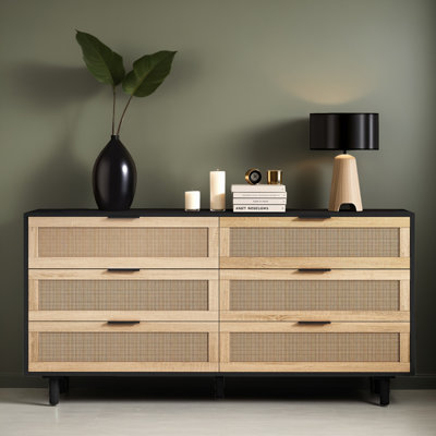 Cheriah 59.11'' W 6 - Drawer Dresser