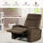 Upholstered Microfiber / Microsuede Recliner