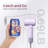 Travel Ionic Hair Dryer, Dual Voltage High Speed Blow Dryer with Negative Ions, Ultra Lightweight Portable Design for Global Travel and Fast Drying-127305578