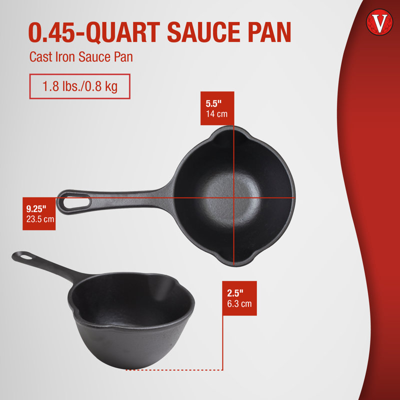 Casserole en fonte de 1 qt victoria