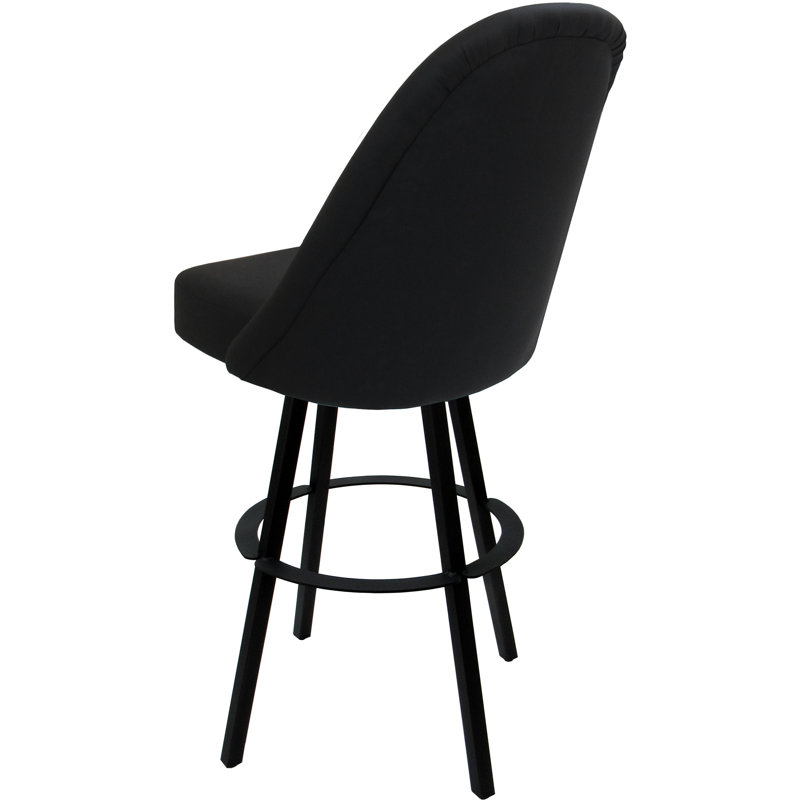 Bassin Kandria, Counter Stool (26" Seat Height), Black, Black