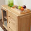 Petite armoire d'appoint moderne en verre