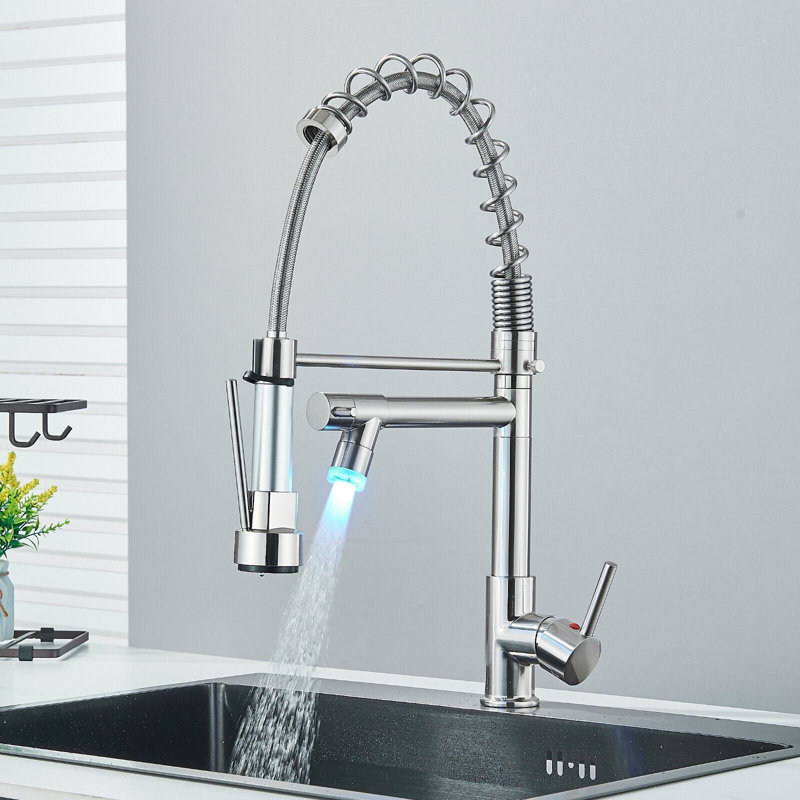 AlenArtWater Kitchen Faucet Side Spray, Brushed Nickel