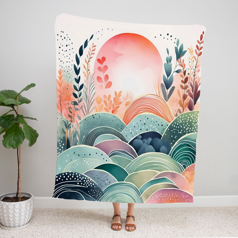 Throw Blanket, 50" W x 60" L