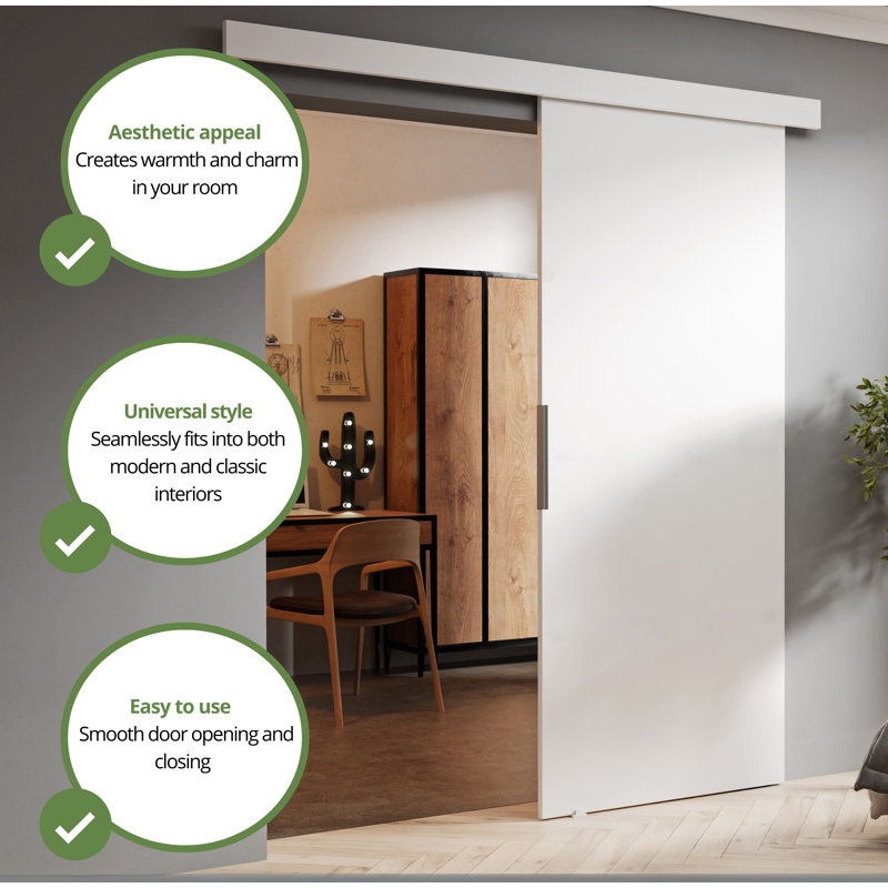 Door Malibu 1, 86cm x 205cm, White