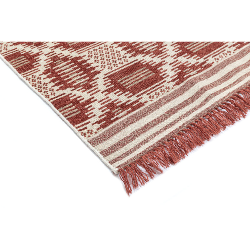 Bovina Geometric Area Rug, Rectangle 5' x 8'