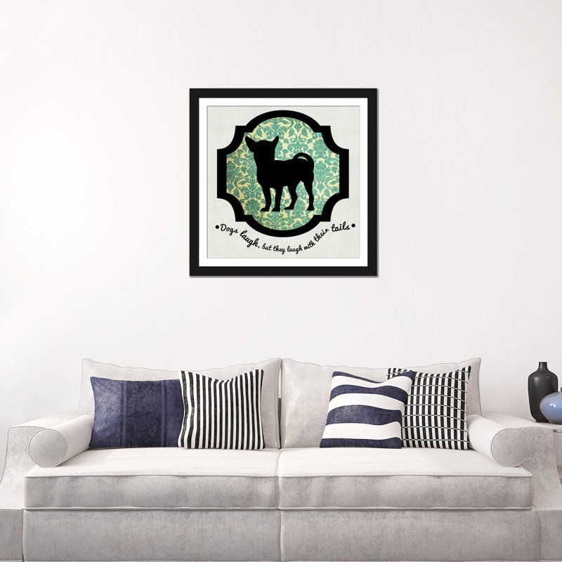 « chihuahua ii », reproduction d’impression sur toile tendue "5by5collective, H 24 po x l 24 po x P 1 po, Blanc