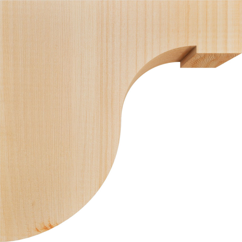 Del Monte Corbel, H 12 po x l 3,5 po x P 12 po, Sapin de Douglas, Lisse