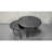 Set Of 2 Nesting Coffee Tables With Marble Top-2076242711