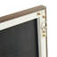 Élégant miroir pleine longueur en bois, miroir autoportant pour chambre à coucher et rangement