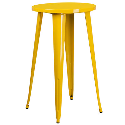 Commercial Grade Round Indoor-Outdoor Bar Height Table
