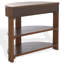 Christy Reeded Half Moon Console Table-1814622414