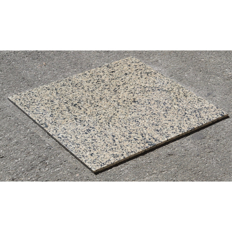 12 in. x 12 in. Polished Stone Tile, Tropical Gold