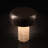 FLUTED COLUMN Rechargeable Cordless LED Table Lamp, 3-Levels Brightness Touch Sensor Control, Travertine / Chocolate Bronze-633256487-633256488-633256486