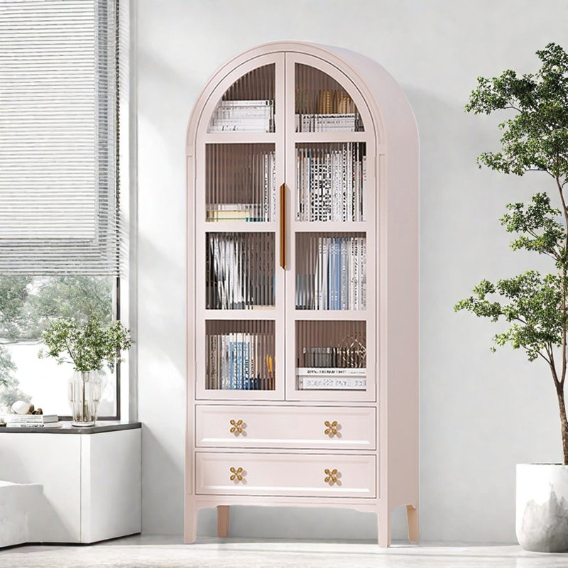 Bibliothèque simple arquée, Pale Pink