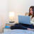 Wood USB Table Lamp-435925270