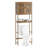 Bathroom Over The Toilet Storage Cabinet, 2 Door Bamboo Cabinet Organizer, Freestanding Space Saver Toilet Rack With Adjustable Inside Shelf And Open Shelf-958396599