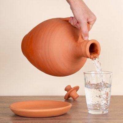 Hakan Anadolu Pitcher with Lid and Platter