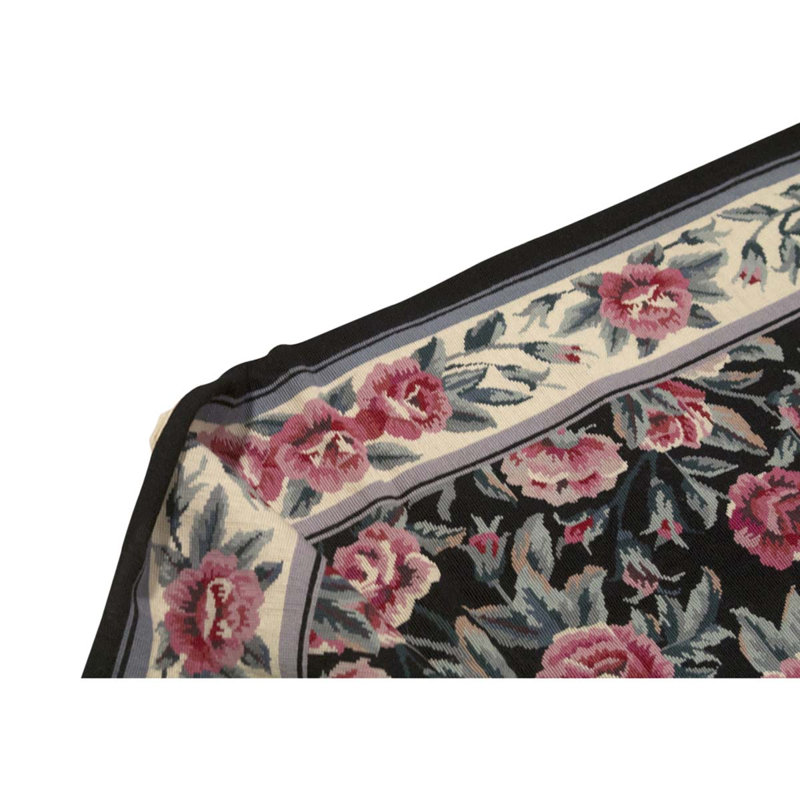 Handmade Wool Floral Area Rug