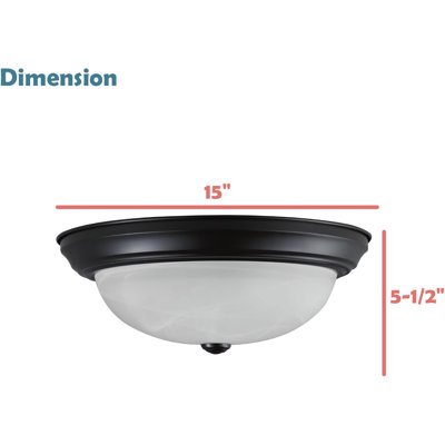 Sieda Glass Flush Mount