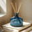 5" Blue Clear Glass Bottle Vase-1086083845-1086083847