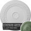 31 médaillons de plafond Carlsbad de 31 1/8 po x P 1 1/2 po (convient aux auvents jusqu'à 5 1/2 po)-28575429