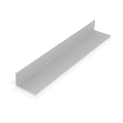 Outwater Plastics Alu555-S Satinfinish .75'' X 1.25'' X.062 Aluminum Angle Moulding 46 Inch Lengths (Pack Of 3)