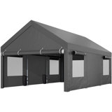 12 pi. L 20 pi. D Carport Garage robuste 