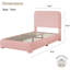 Lit plateforme tapissier Boucle