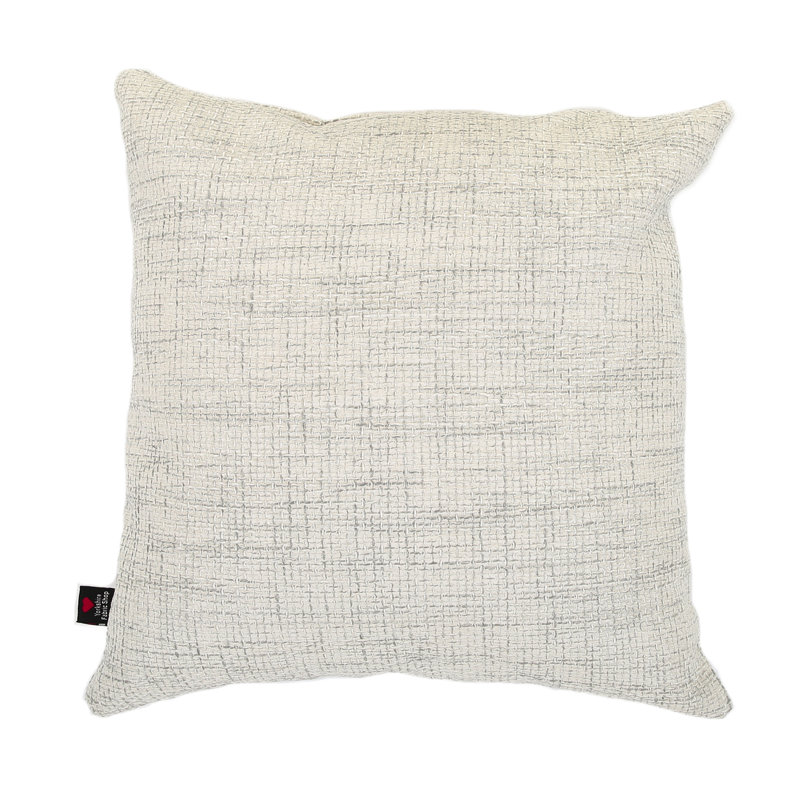 Alvarez Square Throw Cushion, 28 x 28cm, Silver