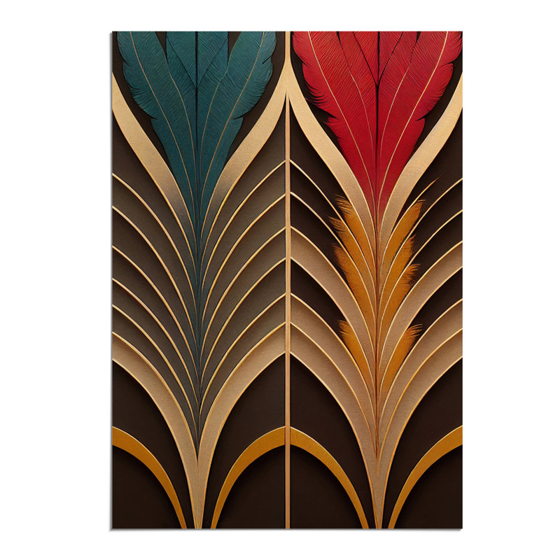 XV1022-4954X Victorious Feather - Print, No Matte, 29.7cm H x 21cm W, Paper
