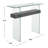 Kayley 39.4'' Glass Top Console Table-607793751