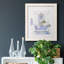 «Sketchy Bath I», peinture sur toile encadrée-424474140-424474143
