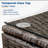 2-Piece All-Weather Outdoor Rattan Patio Furniture Set With  25.2 Inches Width Armless Sofa & Coffee Table,