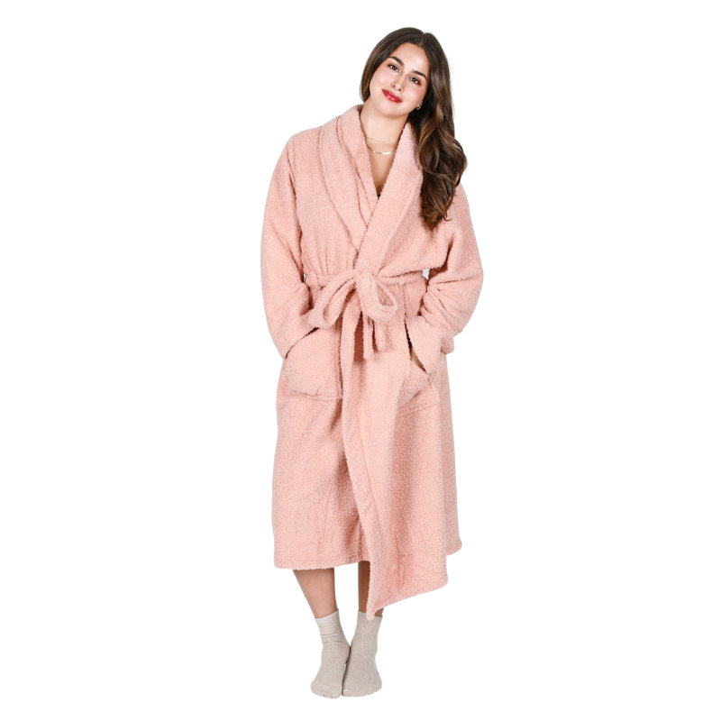 Peignoir avec poche Tirrinia, Rose, H 45,3 po x l 26,8 po