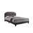 Tradilla Gray Fabric  Bed