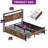 Storage Platform Bed with 4 Drawers and Charging Station-1879327937