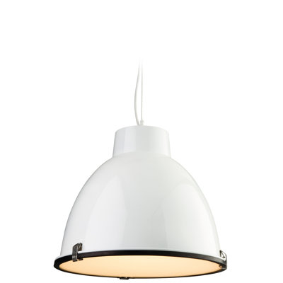 MANHATTAN 1 - Light Silver Dome Pendant