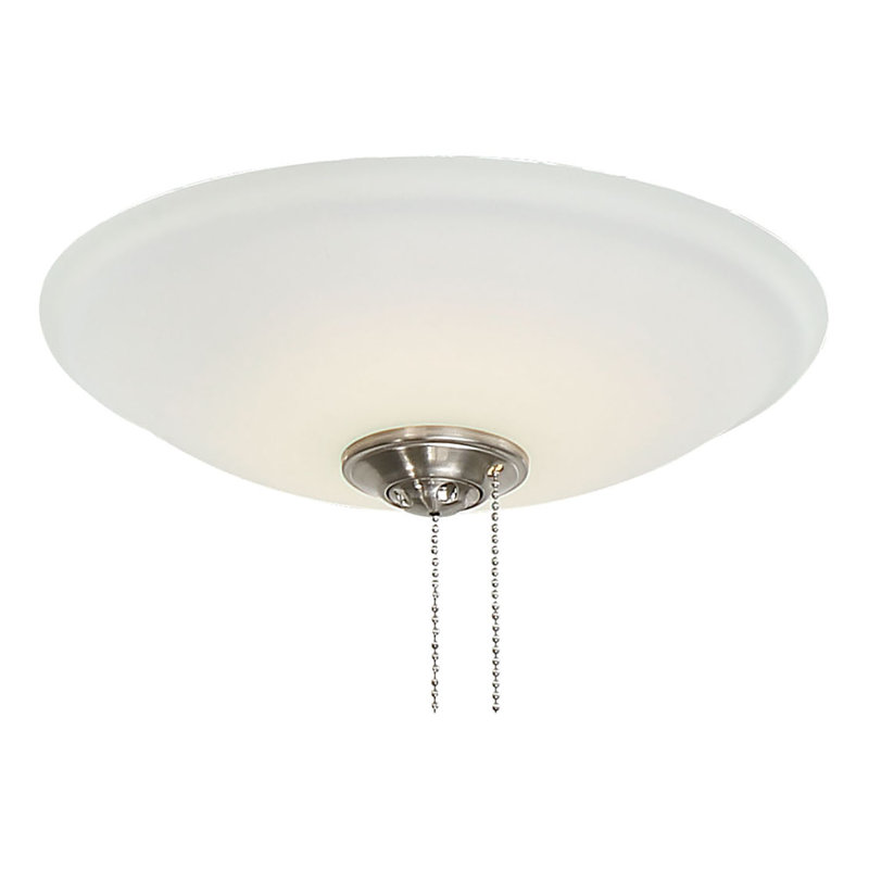 1-Light Universal LED Ceiling Fan Light Fitter