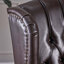 Fauteuil inclinable capitonné en tissu