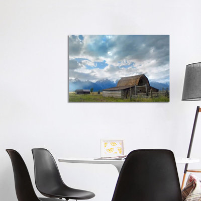 Mormon Row Barn, Grand Teton National Park, Wyoming I 1 Piece Wall Art on Canvas