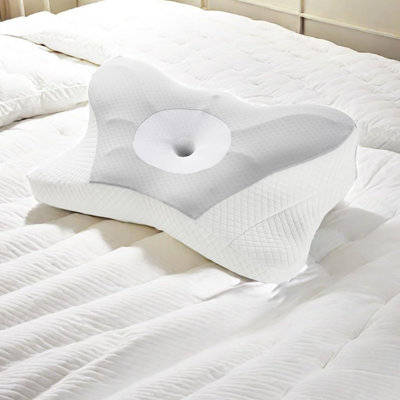 Midlothian Neck Pillow, Contour Memory Foampillow Shoulder Support Pain Relief for Side Back Stomach Sleepers