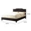 Lit plateforme tapissier Emidia-2071610625