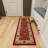 Homeline Non-Slip Rubberback Oriental Indoor Runner Rug, Dark Red-397911915