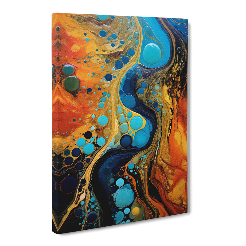 Stream Abstract - No Frame Print, 50cm H x 35cm W x 3cm D