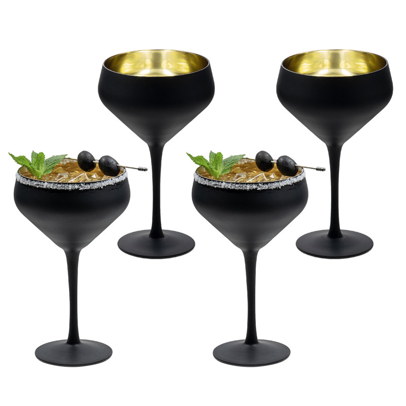 4 verres à martini 13 oz