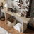 60Inches Rustic Farmhouse Console Table , Distressed Wood Finish Entryway Sofa Side Table For Living Room, Hallway,Natural Wood-139554106