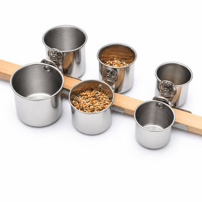 ProMounts Bird Feeding Cup Set (3 Pairs) Stainless Steel Twin Cage Feeders for Food & Water | Small, Medium & Large Bird Cups