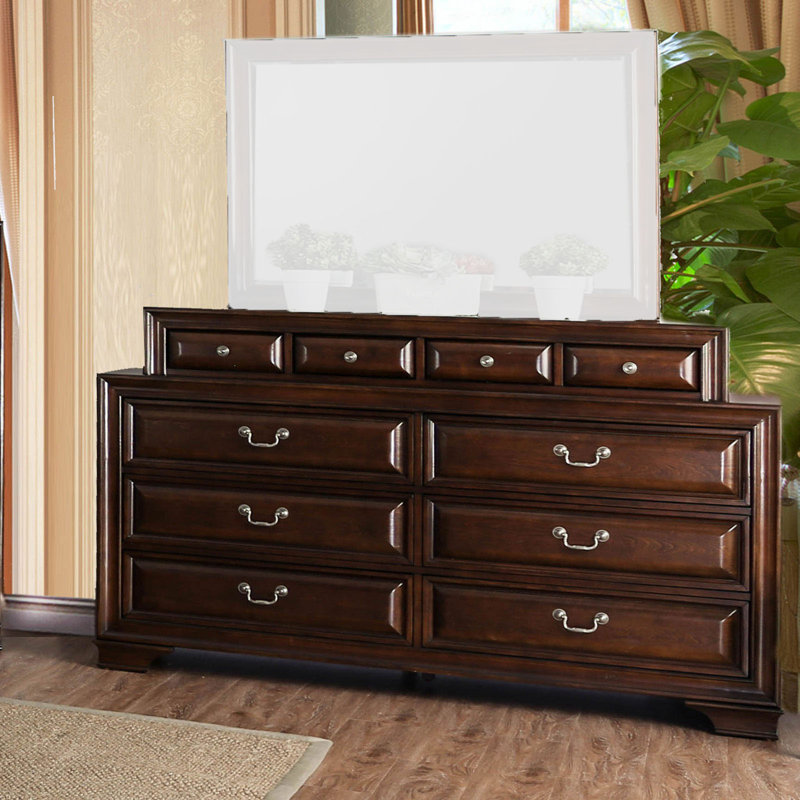 Bowen 66.75'' W 10 - Drawer Dresser, Brown Cherry