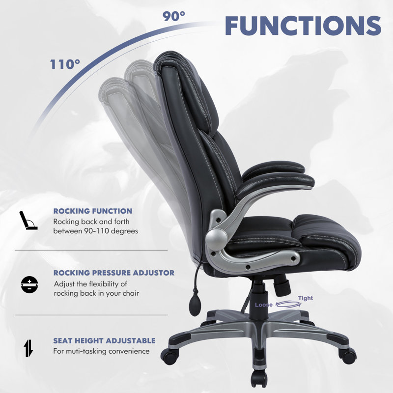 Alira High Back Executive Office Chair, Black